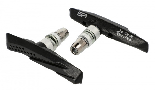 Na zdjęciu widnieje produkt Klocki hamulcowe DeOne V-brake 2-komponentowe