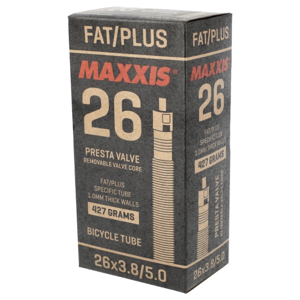 Na zdjęciu widnieje produkt Dętka Maxxis FAT/PLUS TUBE