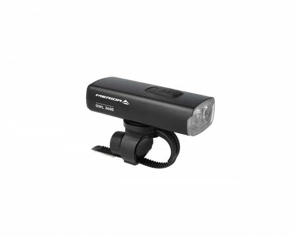 Na zdjęciu widnieje produkt LAMPKA PRZEDNIA MERIDA OWL 2600