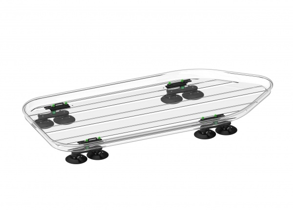 Na zdjęciu widnieje produkt Bagażnik Treefrog - przyssawki do Box-a dachowego 2x2