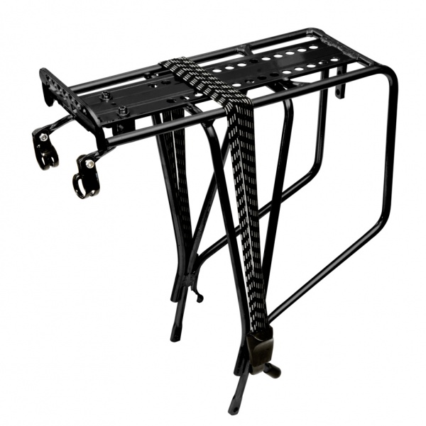 Na zdjęciu widnieje produkt Bagażnik rowerowy DeOne czarny